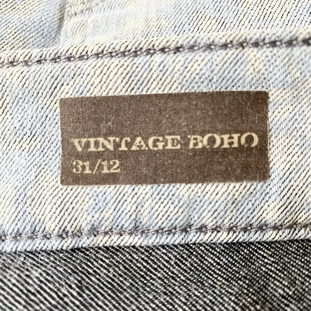 Nine West Vintage America Collection Vintage Boho Straight Size 12 / 31‎ Jeans - Picture 10 of 11